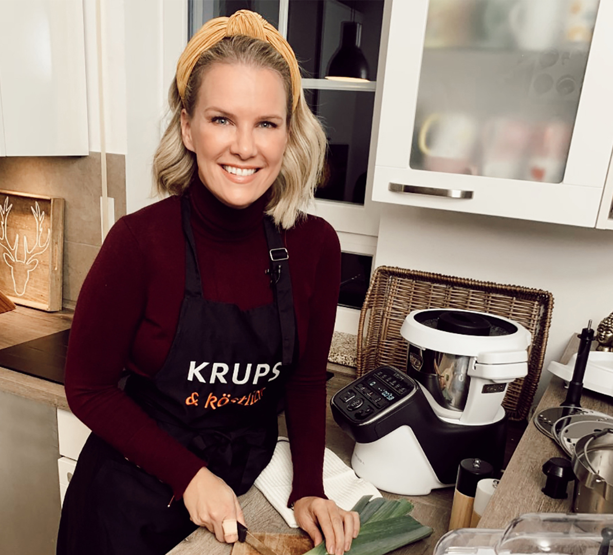 Monica Ivancan mit KRUPS kochen